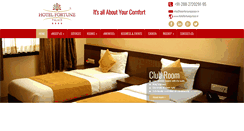 Desktop Screenshot of hotelfortunepalace.in