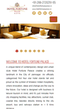 Mobile Screenshot of hotelfortunepalace.in