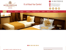 Tablet Screenshot of hotelfortunepalace.in